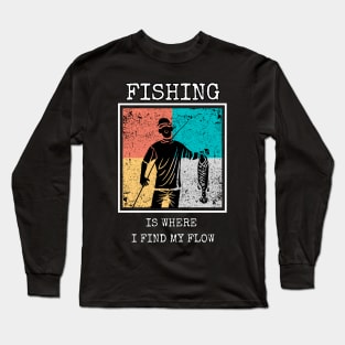 My Vibe is in fishing Long Sleeve T-Shirt